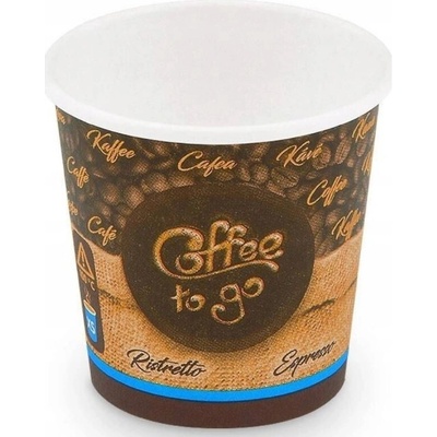 Papierový pohár Coffee to go 110 ml, XS Ø 62 mm 76611