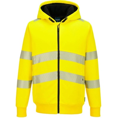 Portwest Bunda PW321 Hi-Vis Winter Hoodie výstražná zateplená POR-PW321YER4XL Žlutá