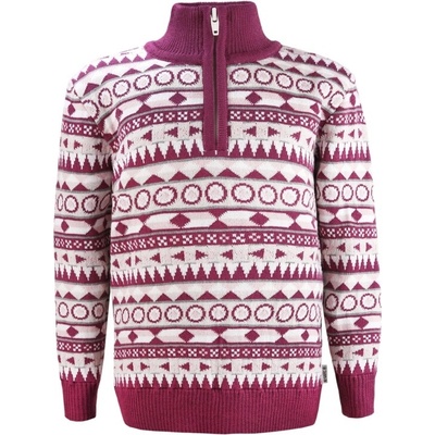 Kama dětský merino svetr 1016 144 purpurová