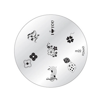 Konad destička na razítkování m22