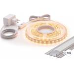 SmartLED Комплект 1x LED лента MYLIVING LIGHTSTRIP LED/22W/230V 5m + 5x вграден профил 1 m (SD0107A)