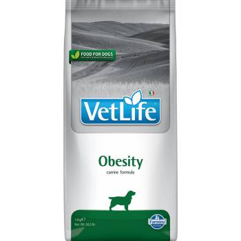 Farmina Pet Foods Vet Life Natural Dog Obesity 12 kg