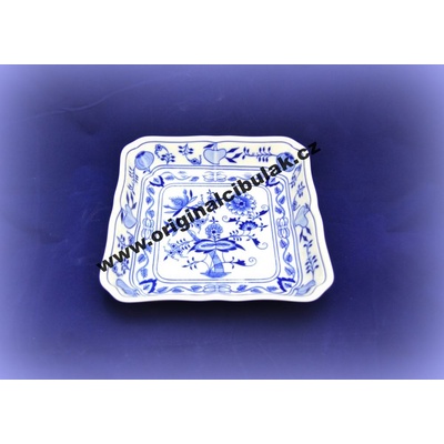 Český porcelán Dubí Cibulák mísa salátová čtyřhranná 10058 21 cm