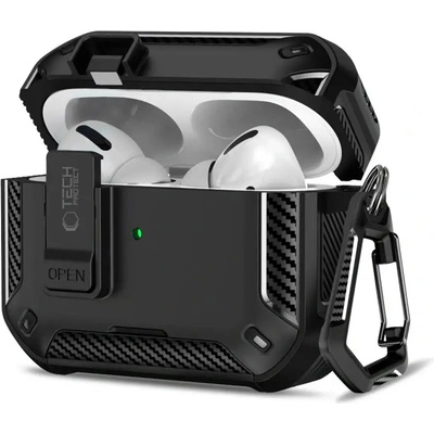 Tech-Protect Калъф Tech-Protect Carbonox MagSafe за AirPods Pro - черен (5906302333172)