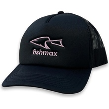 FISHMAX Kšiltovka s logem Černá Růžová