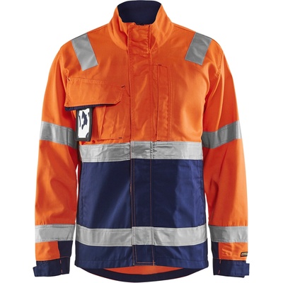 Blåkläder AB 4064 výstražná bunda oranžová/námornická modrá