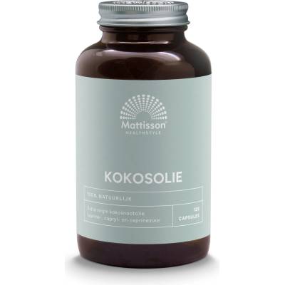 Mattisson Healthstyle Absolute Coconut Oil, 1000 mg, 120 капсули, Mattisson Healthstyle (MT1551)