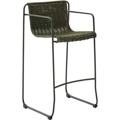 Kave Home Maurina 74,5 cm židle Zelená zahradní barová