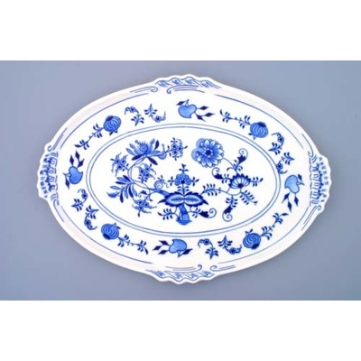Cibulák Podnos oválny 39x27 cm originál cibuľový porcelán