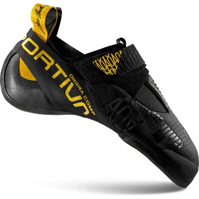 La Sportiva Обувки с велкро La Sportiva Ondra Comp Climbing shoes - Black / Yellow - размер 33, 5 (EU) (301-0913-0108)