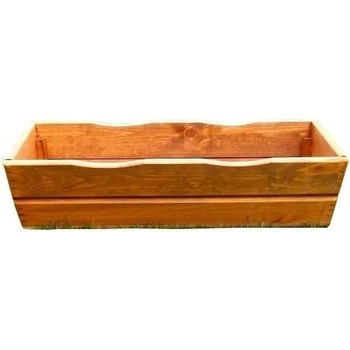 Rojaplast Béžový dřevěný Květináč 64 x 22 x 17 cm