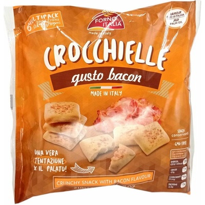 Forno Italia slané chrumkavé krekry s príchuťou slaniny 210 g