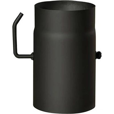 STEEL Processing Roura kouřová s klapkou 160mm/250 t 1,5mm ČER 654443 – Zboží Dáma