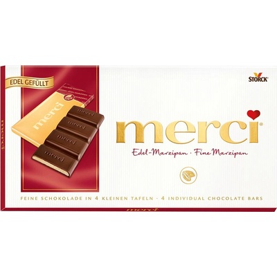 Merci hořká čokoláda s marcipánovou náplní 112 g