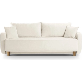 Micadoni Кремав разтегателен диван с място за съхранение 231 cm Elen - Micadoni (MIC_3SF2_211_F1_ELEN1)