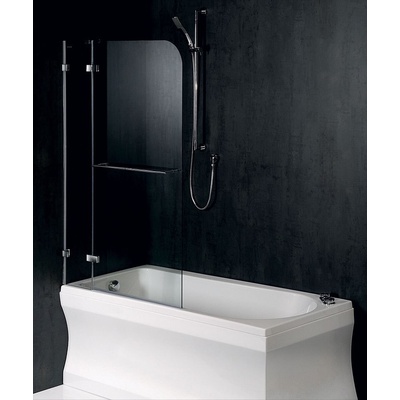 vanová zástěna 95(24)x150cm, čiré sklo ANTIDROP - Levá / BN3715L