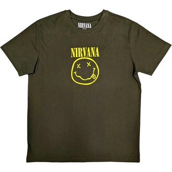 Image 1 of Nirvana Yellow Happy Face Green 2XL Риза (NIRVTS04MGR05)