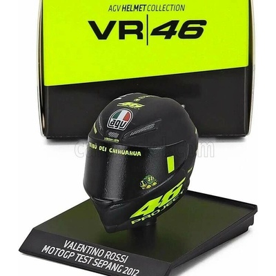 Minichamps Model přilby Valentino Rossi MotoGP Test Sepang 2012 1:10