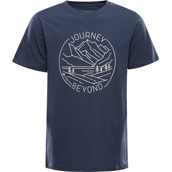 ALPINE PRO Мъжка памучна тениска ALPINE PRO MOROL vintage indigo вариант pd ALPINE PRO | Siv | МЪЖЕ | S