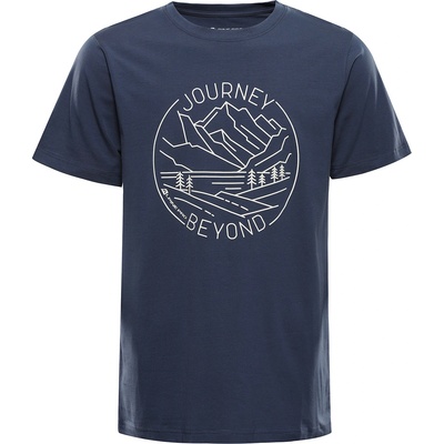 ALPINE PRO Мъжка памучна тениска ALPINE PRO MOROL vintage indigo вариант pd ALPINE PRO | Siv | МЪЖЕ | S