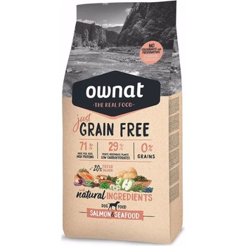 Ownat Dog Just Grain Free Salmon Seafood 3 kg