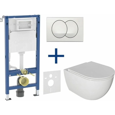 Geberit Duofix s tlačítkem Delta SANI11CA3136B – Zboží Dáma