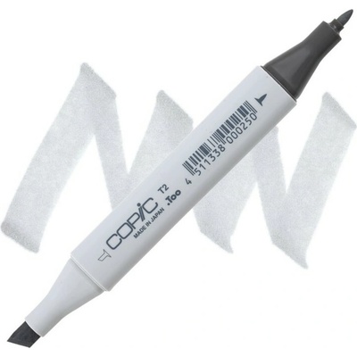 Lihová fixa COPIC Classic oboustranná Fine & Chisel, Toner gray 2 (T2)