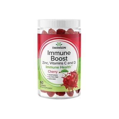 Swanson Immune Boost Čerešňa 60 gummies