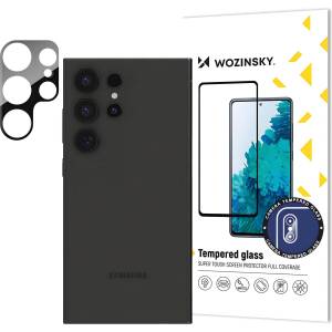 Wozinsky Закалено стъкло за камера 9H за Samsung Galaxy S24 Ultra - Черен KP32884