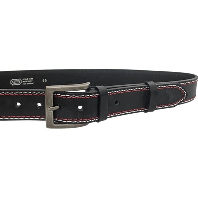 Penny Belts kožený opasek 501-2-B-CV-60 černý