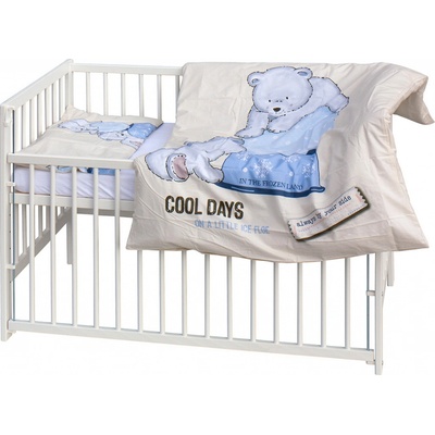 Scarlett postýlka s kompletní výbavou 120 x 60 cm Bary