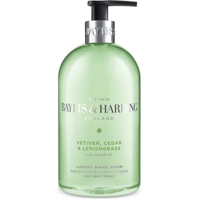 Baylis & Harding tekuté mýdlo na ruce Vetiver Cedar & Lemongrass 500 ml