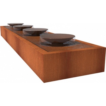 Ella Doris Cortab s vodnými misami 500 x 100 x 40 cm