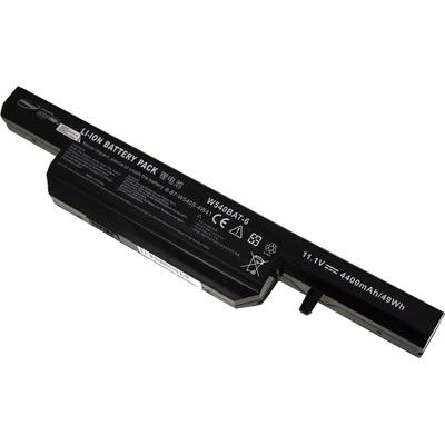 Clevo Hasee, Clevo, 6 клетки, 11.1V, 4400mAh, Заместител (CL-BS-0001)