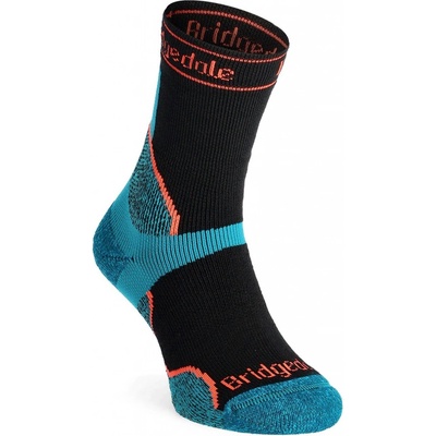 Bridgedale dámské ponožky Trail Run MW T2 MS Crew Women's black