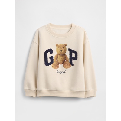 GAP Бебешка суитшърт VintageSoft Bear GAP GAP | Bezhov | Момчешки | 18-24 месеца