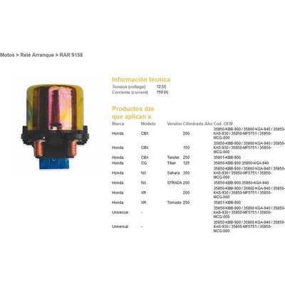 Startovací relé startéru DZE ELEKTRYKA 09158-01 | Zboží Auto