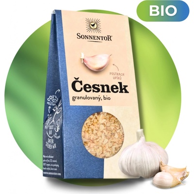 Sonnentor Bio Česnek sušený granul. 40 g – Zboží Dáma