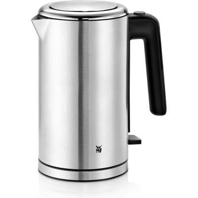 WMF Lono kettle stainless steel 1.6l, electric kettle with limescale filter, 2400 W, illuminated water level indicator, matt stainless steel - 6130245121