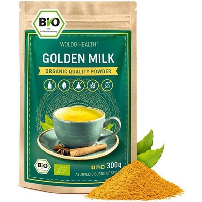 WoldoHealth Zlaté mlieko kurkuma 300 g