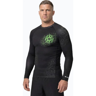 Pánský Rashguard Pitbull Ray Rashguard LS fluo green