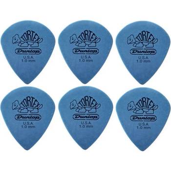 Dunlop 498R10 Tortex Jazz III XL 6 Перце за китара (498R100-6PACK-SET)