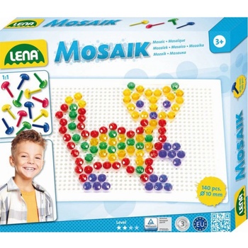 Lena 35601 Mozaika malá klobouček 10 mm krystal 130 ks