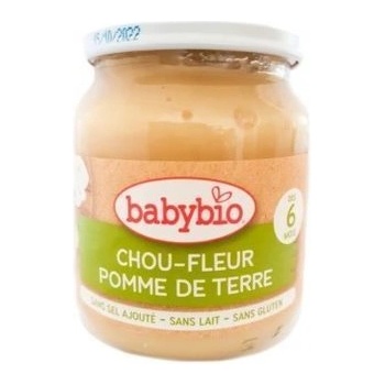 Bebybio НОВО Био Зеленчуково пюре - Карфиол и Картофи (6+ месеца) -130г - Babybio (4110)