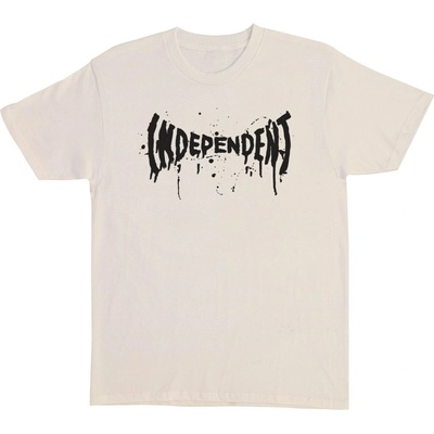 Independent tričko Splatter Span S/S Heavyweight T-Shirt Natural