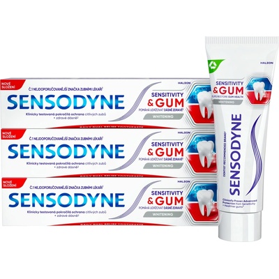 Sensodyne Sensitivity & Gum Whitening 3 x 75 ml