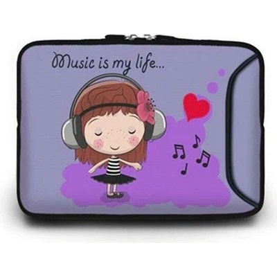 Huado Carry pouzdro 15.6 BSL15-056 Music is my life