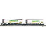 Piko Товарен вагон платформа T3000e Cemat с 2 ремаркета Ambrogio VI (24635)
