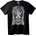 NOONEBRAND Тениска с череп и ръка - L, Black