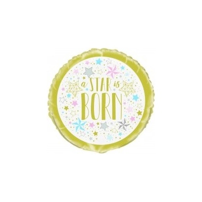 Kruh Twinkle hvězda 18 45 cm fóliový balónek